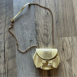 Vintage Doina Pirau Crossbody Chain Mini Bag